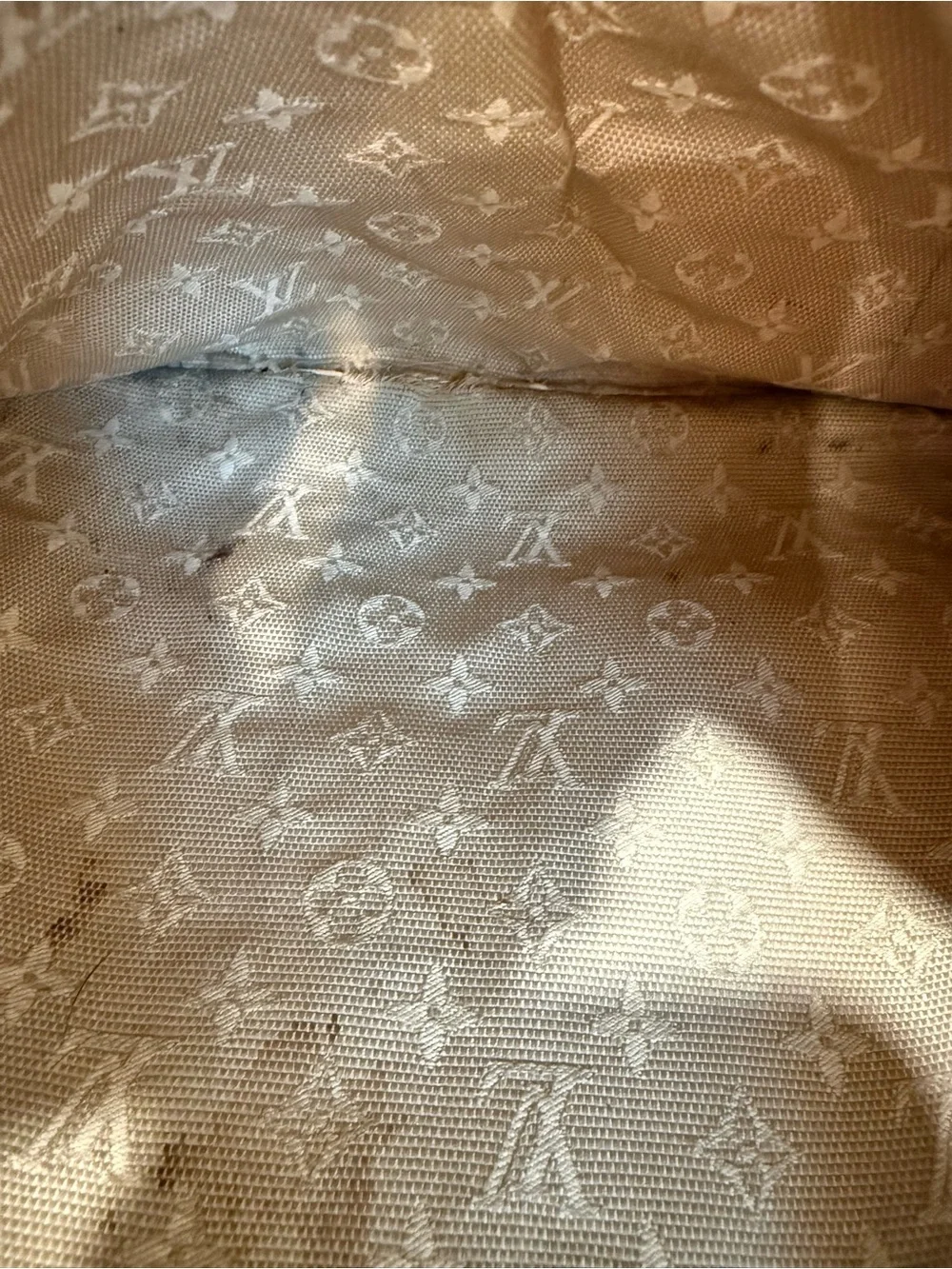 Louis Vuitton Mini Monogram Sac Mary Kate Satchel Top Handle Bag *Stains*